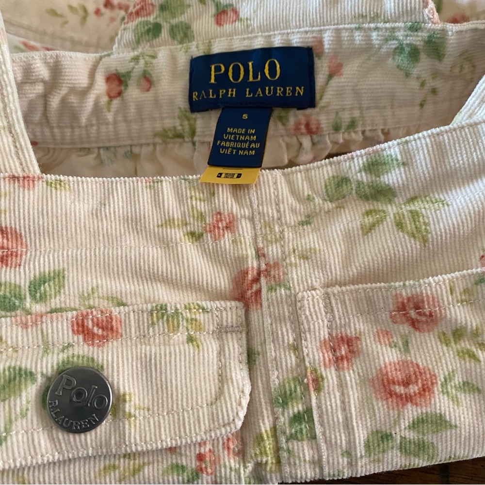 Ralph Lauren Floral Corduroy Dress - Picture 11 of 11
